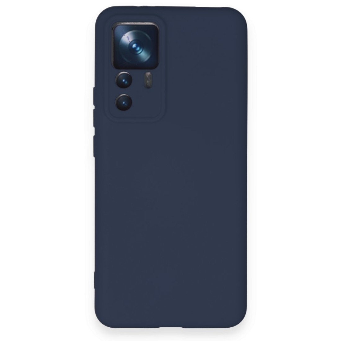  Xiaomi Mi 12T Pro Kılıf Nano içi Kadife Silikon - Lacivert