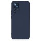 Xiaomi Mi 12T Pro Kılıf Nano içi Kadife Silikon - Lacivert Xiaomi Mi 12T Pro Kılıf Nano içi Kadife Silikon - Lacivert