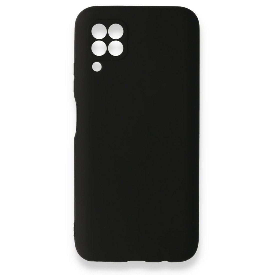  Huawei P40 Lite Kılıf Nano içi Kadife Silikon - Siyah