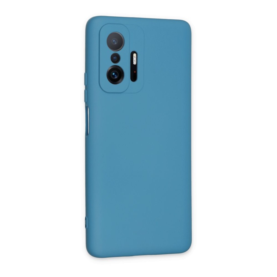  Xiaomi Mi 11T Kılıf Nano içi Kadife Silikon - Mavi
