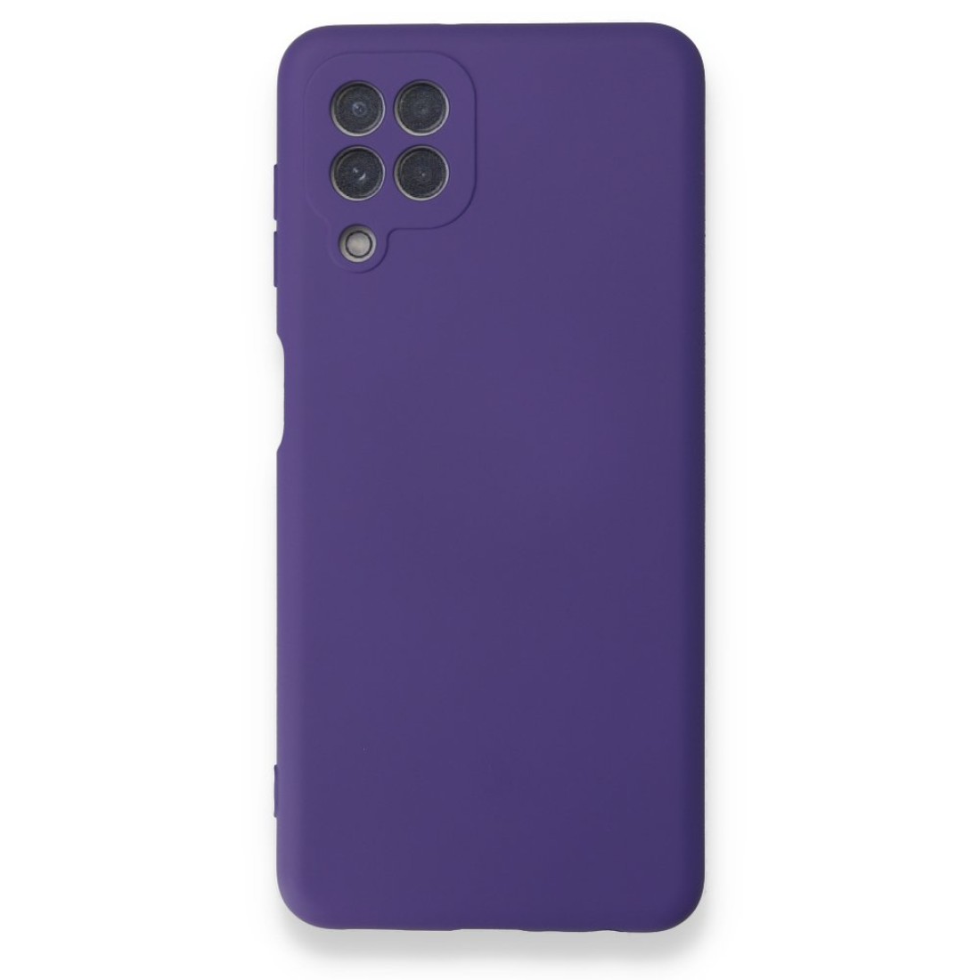 Samsung Galaxy M32 Kılıf Nano içi Kadife Silikon - Mor