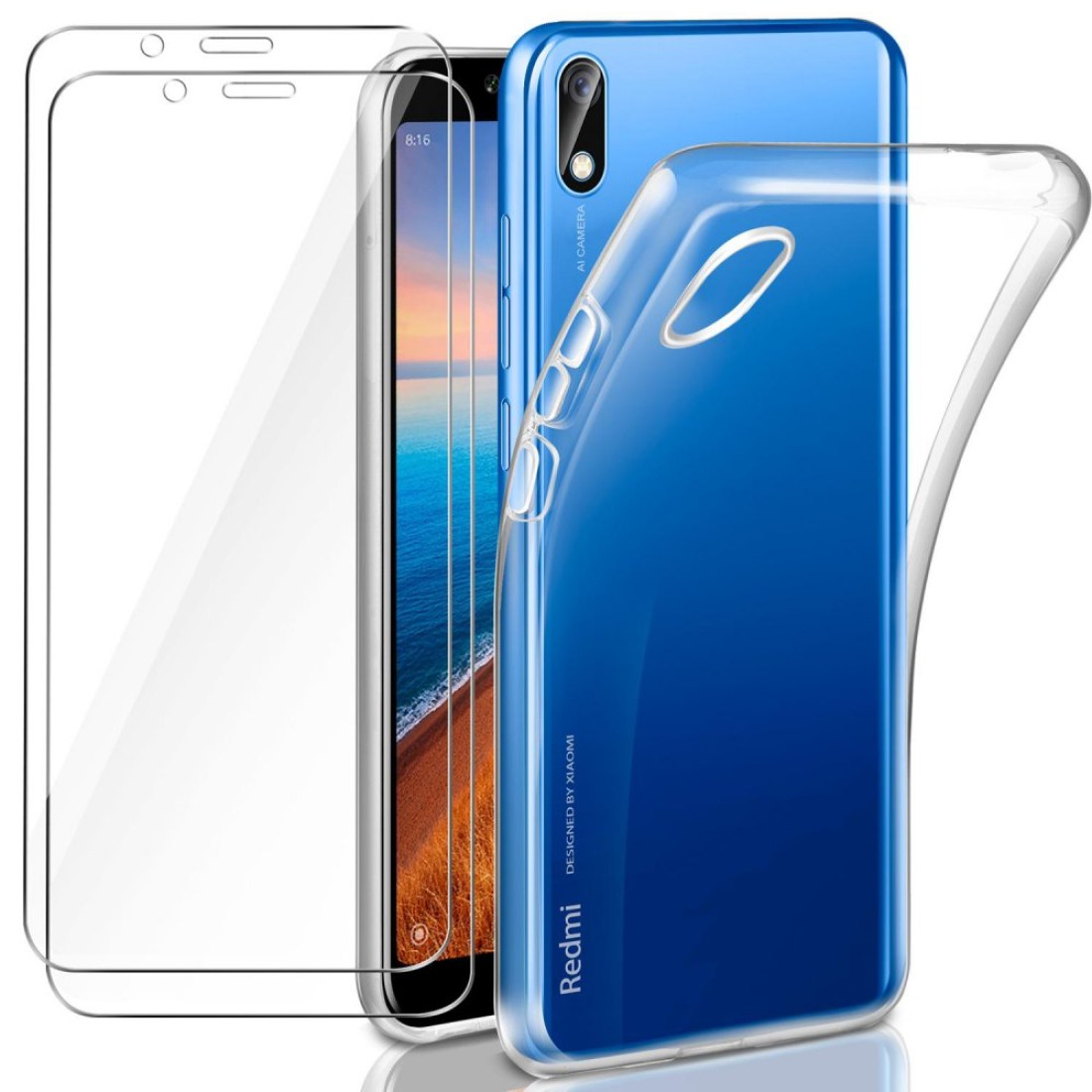  Xiaomi Redmi 7A Kılıf Lüx Şeffaf Silikon