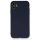 iPhone 12 Kılıf Nano içi Kadife Silikon - Lacivert