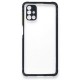 Samsung Galaxy M51 Kılıf Miami Şeffaf Silikon - Lacivert Samsung Galaxy M51 Kılıf Miami Şeffaf Silikon - Lacivert