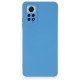 Xiaomi Redmi Note 12 Pro 4G Kılıf Nano içi Kadife Silikon - Mavi Xiaomi Redmi Note 12 Pro 4G Kılıf Nano içi Kadife Silikon - Mavi