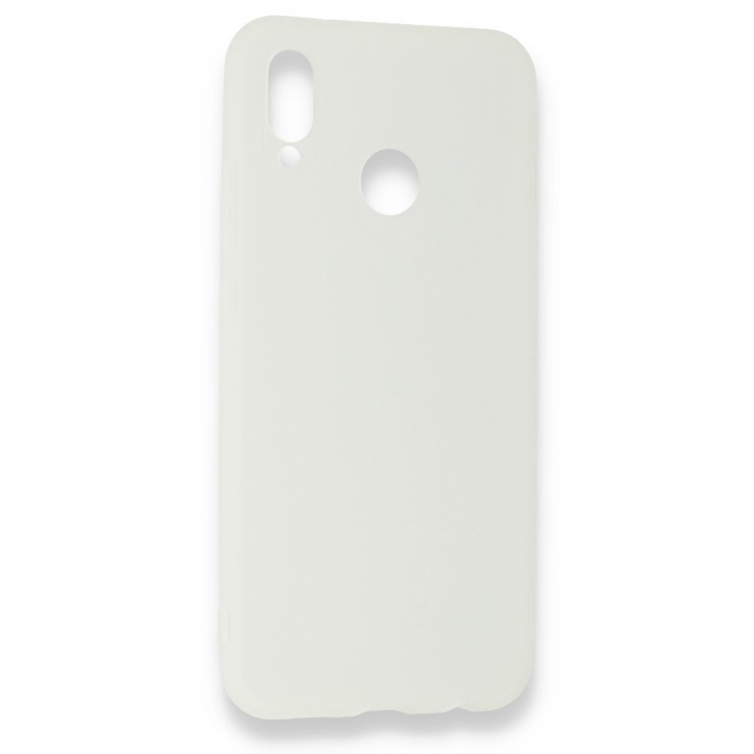  Huawei P20 Lite Kılıf Hopi Silikon - Beyaz