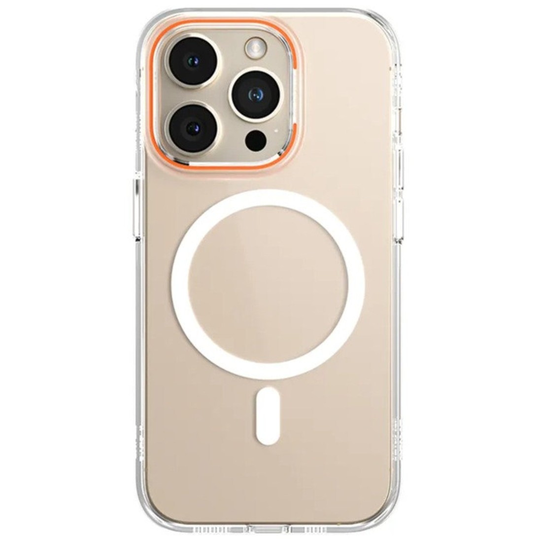iPhone 14 Pro Kılıf Blueo Anti Drop Magsafe Kapak - Turuncu iPhone 14 Pro Kılıf Blueo Anti Drop Magsafe Kapak - Turuncu