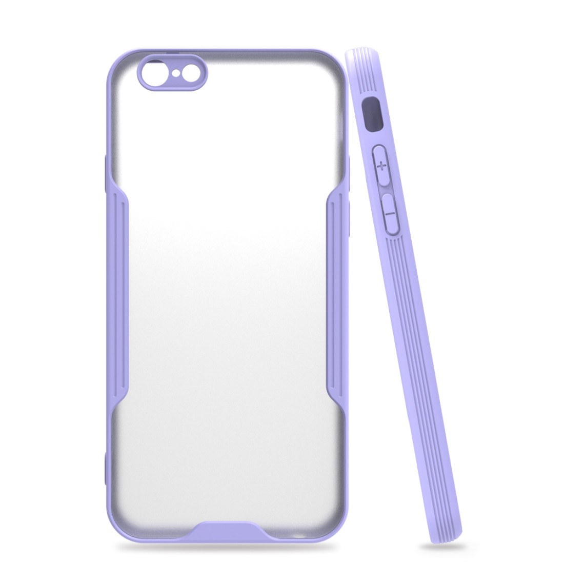  iPhone 6 Kılıf Platin Silikon - Lila