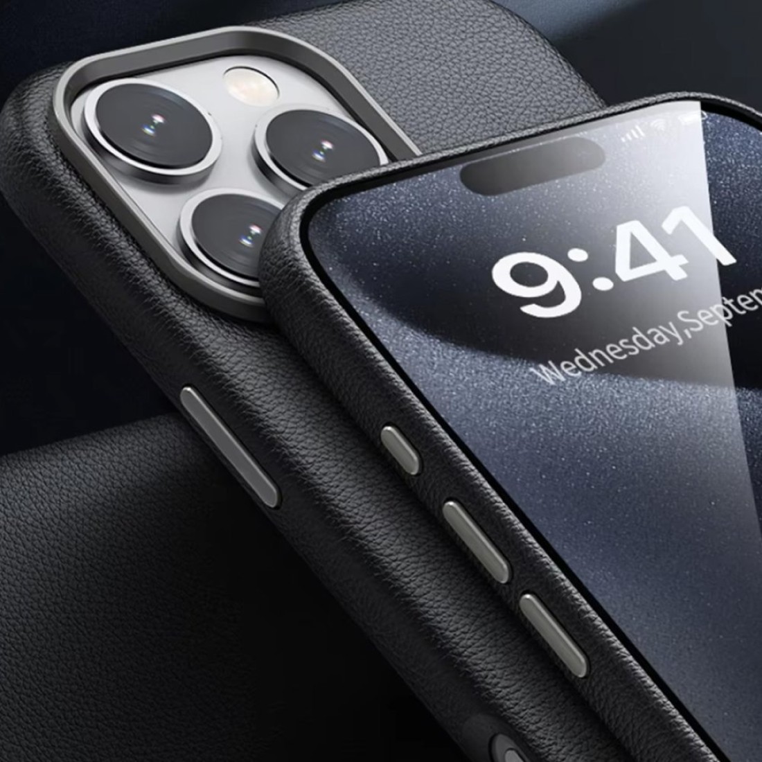 Joko iPhone 16 Pro Max Wonder Deri Magsafe Kapak - Siyah Joko iPhone 16 Pro Max Wonder Deri Magsafe Kapak - Siyah