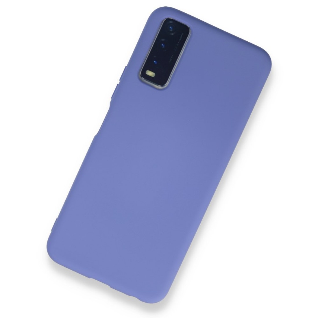  Vivo Y11S Kılıf Nano içi Kadife Silikon - Lila