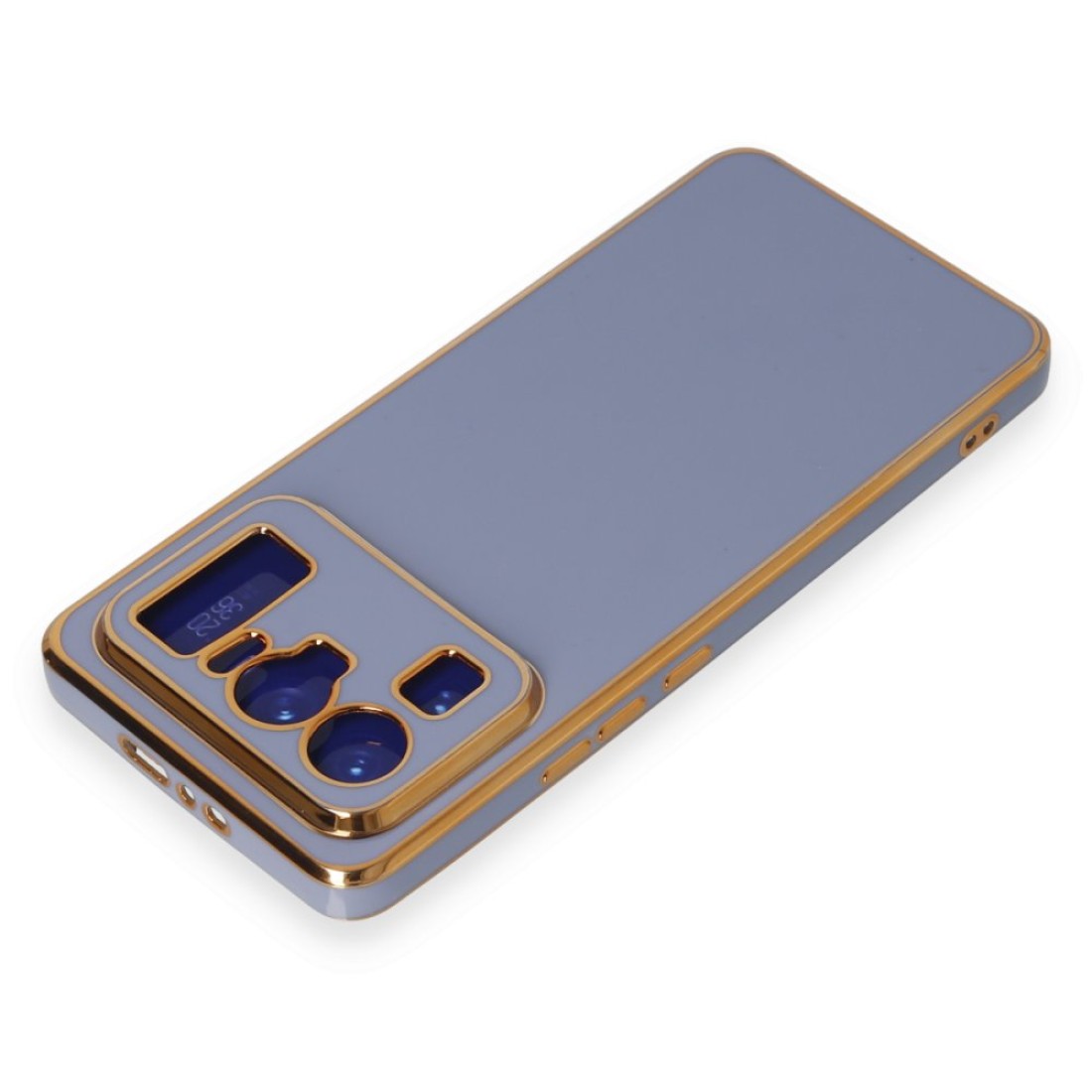  Xiaomi Mi 11 Ultra Kılıf Volet Silikon - Mavi