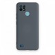  Realme C21 Kılıf Nano içi Kadife Silikon - Gri