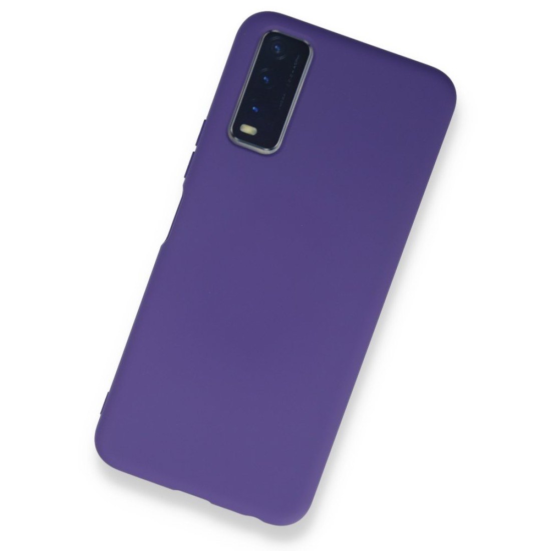  Vivo Y11S Kılıf Nano içi Kadife Silikon - Mor