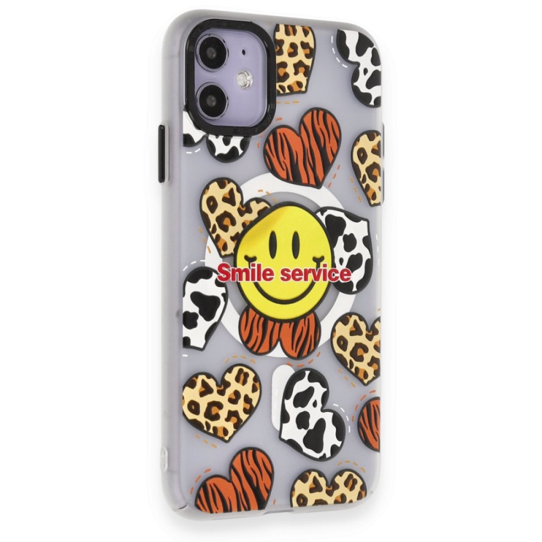  iPhone 12 Kılıf Apollo Magneticsafe Desenli Kapak - Apollo Şeffaf - 2
