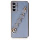  Samsung Galaxy A14 4G Kılıf Esila Silikon - Gri