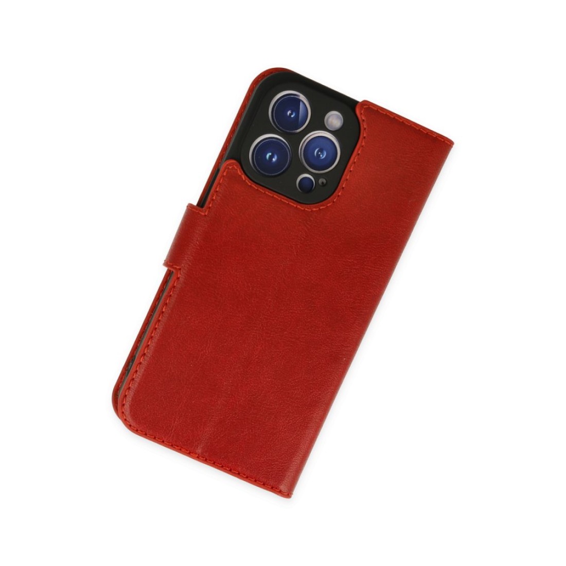 iPhone 14 Pro Max Kılıf Trend S Plus Kapaklı Kılıf - Kırmızı iPhone 14 Pro Max Kılıf Trend S Plus Kapaklı Kılıf - Kırmızı