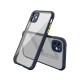  iPhone 12 Mini Kılıf Miami Şeffaf Silikon - Lacivert