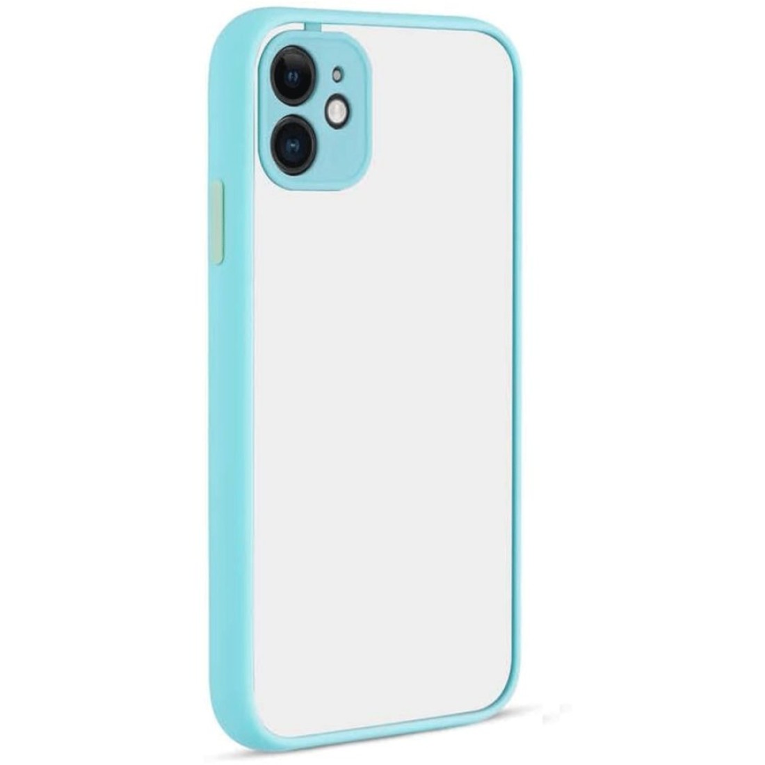  iPhone 12 Kılıf Montreal Silikon Kapak - Turkuaz