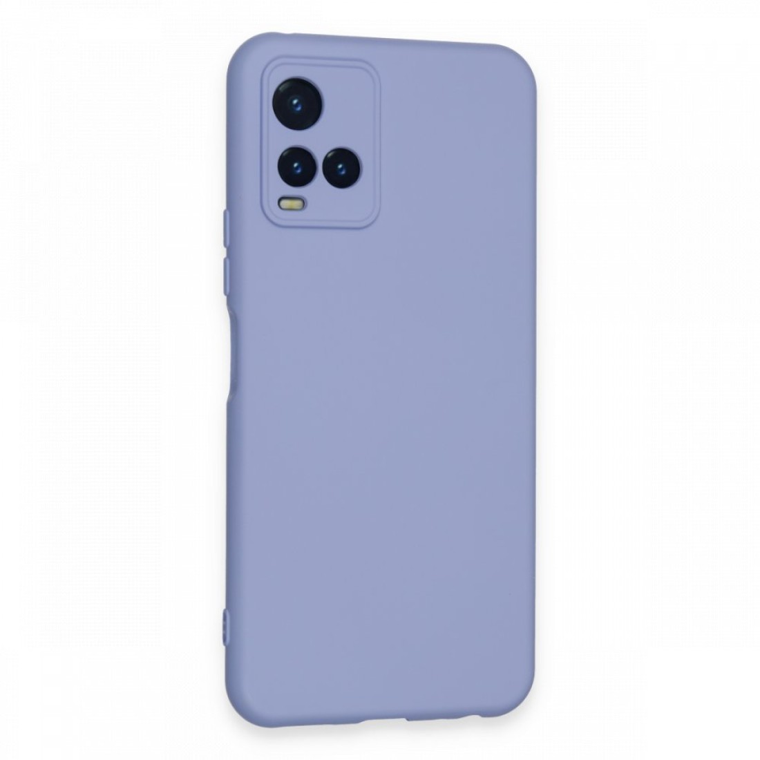  Vivo Y21S Kılıf Nano içi Kadife Silikon - Lila