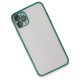  iPhone 11 Pro Kılıf Razer Lensli Silikon - Yeşil