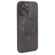  iPhone 13 Pro Max Kılıf Moshi Lens Magneticsafe Silikon - Füme