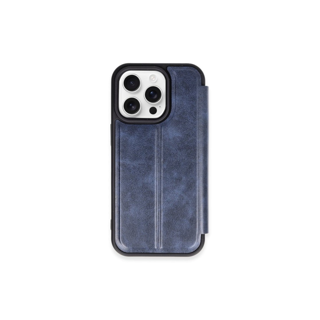 iPhone 15 Pro Max Kılıf Flip Cover - Lacivert iPhone 15 Pro Max Kılıf Flip Cover - Lacivert