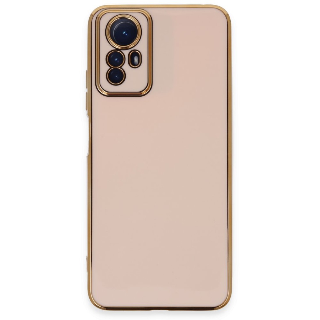  Xiaomi Redmi Note 12S Kılıf Volet Silikon - Pembe