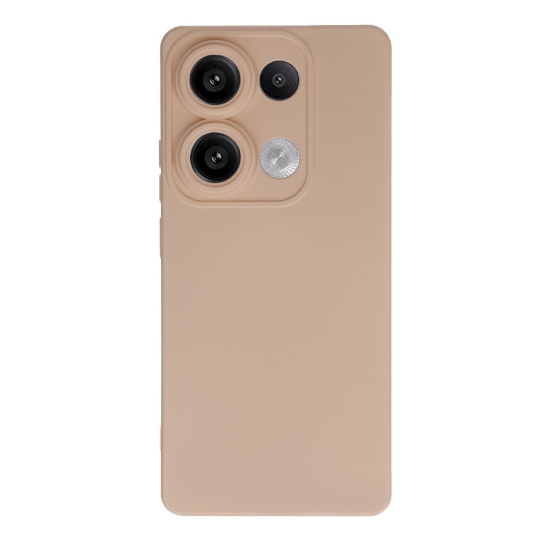  Xiaomi Poco M6 Pro 4G Kılıf Nano içi Kadife Silikon - Pudra