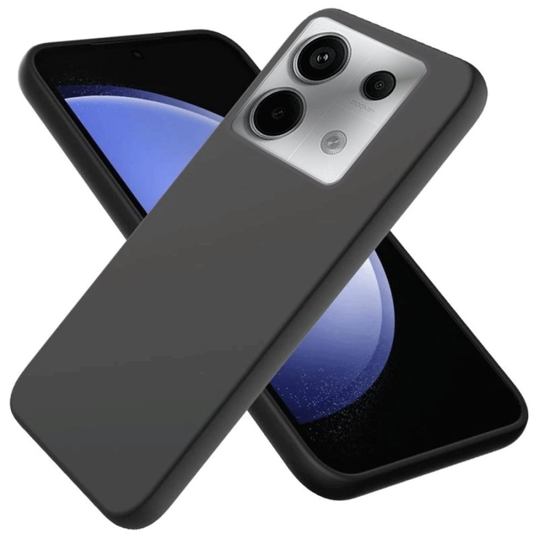  Xiaomi Poco M6 Pro 4G Kılıf First Silikon - Siyah