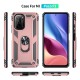  Xiaomi Redmi K40 Kılıf Sofya Yüzüklü Silikon Kapak - Rose