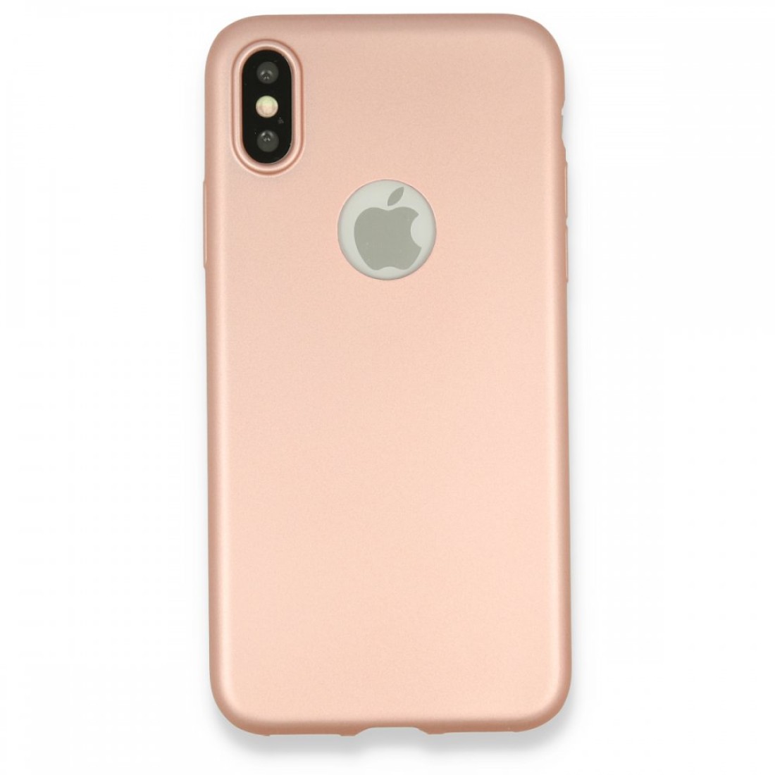  iPhone X Kılıf First Silikon - Rose Gold