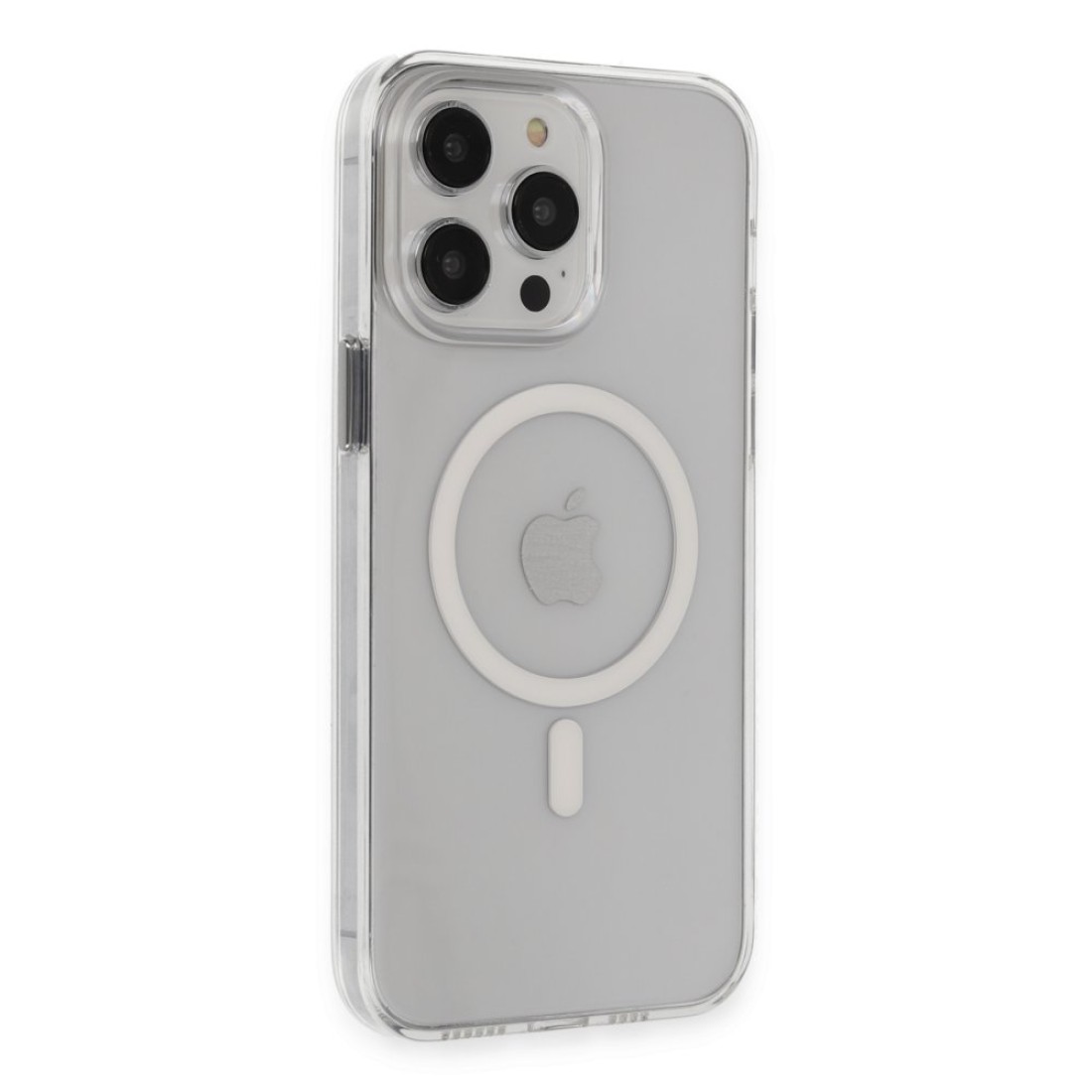  iPhone 15 Pro Max Kılıf Tron Şeffaf Magsafe Kapak - Şeffaf