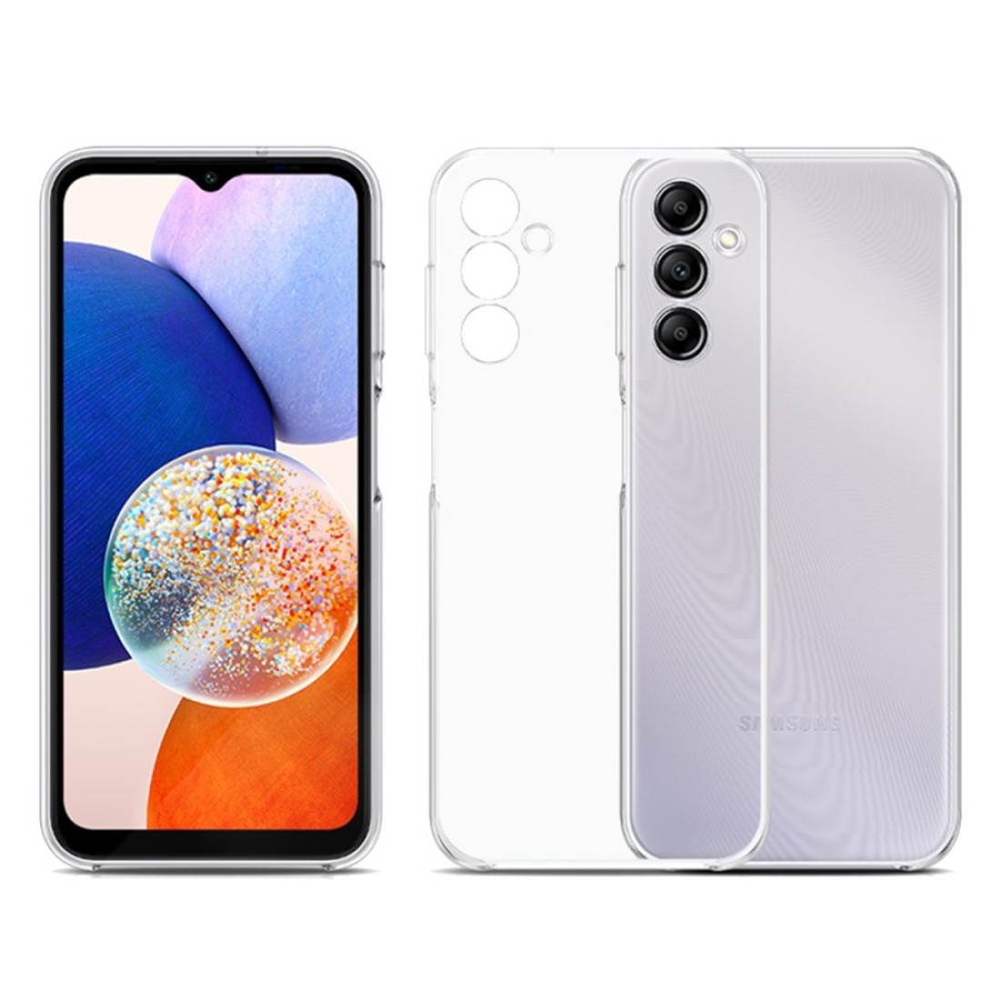  Samsung Galaxy A14 4G Kılıf Lüx Şeffaf Silikon