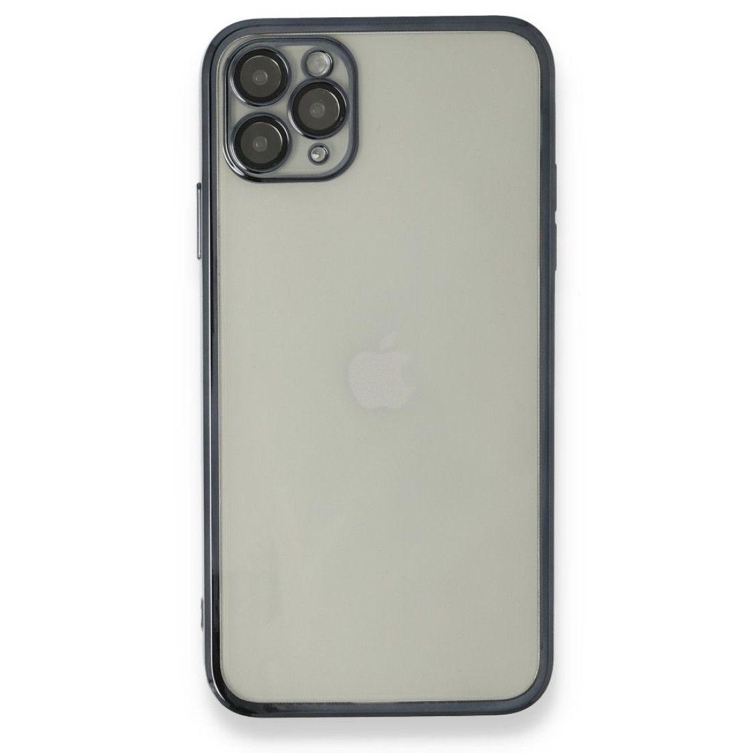  iPhone 11 Pro Kılıf Razer Lensli Silikon - Siyah