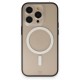 iPhone 14 Pro Kılıf Grand Magneticsafe Kapak - Siyah iPhone 14 Pro Kılıf Grand Magneticsafe Kapak - Siyah
