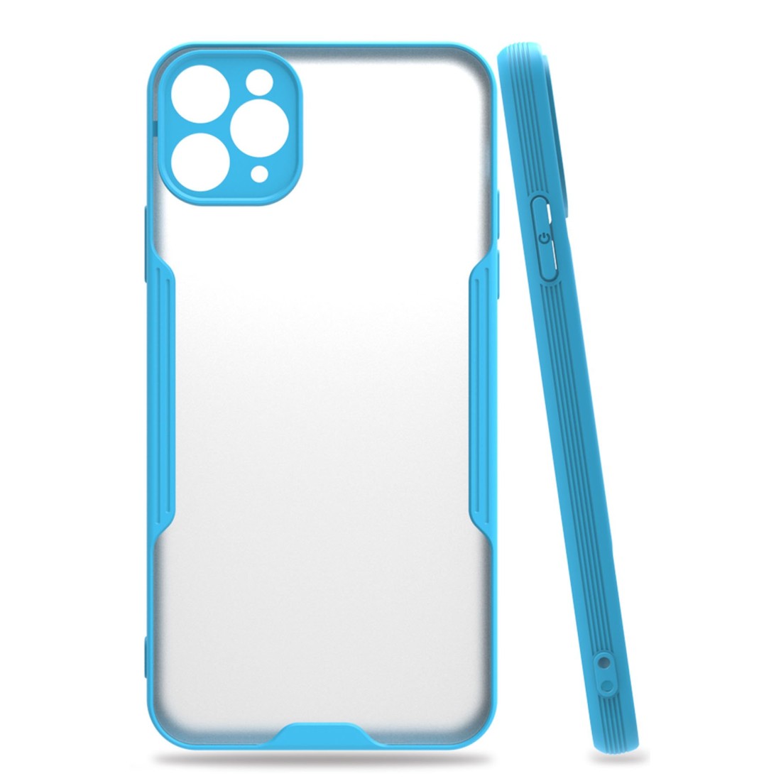  iPhone 11 Pro Kılıf Platin Silikon - Mavi