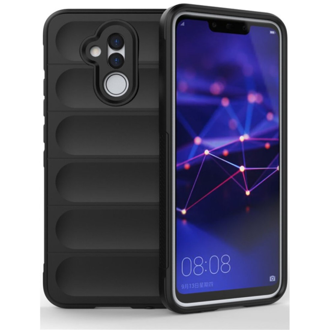  Huawei Mate 20 Lite Kılıf Optimum Silikon - Siyah