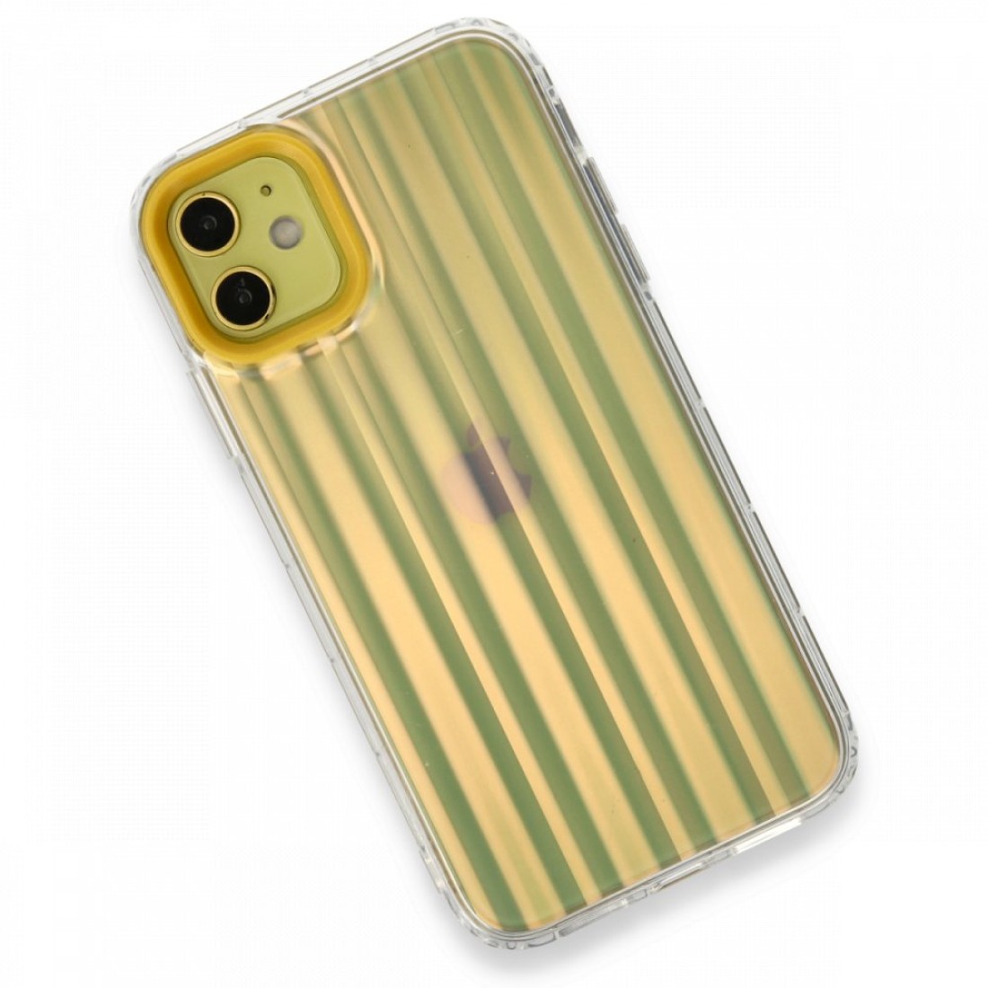  iPhone 12 Kılıf Valensiya Silikon - Çizgi