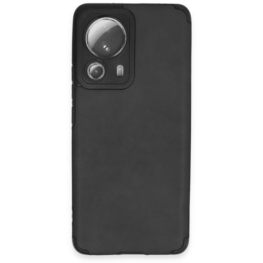  Xiaomi Mi 13 Lite Kılıf Loop Deri Silikon - Siyah