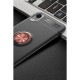  iPhone XR Kılıf Range Yüzüklü Silikon - Siyah-Gold