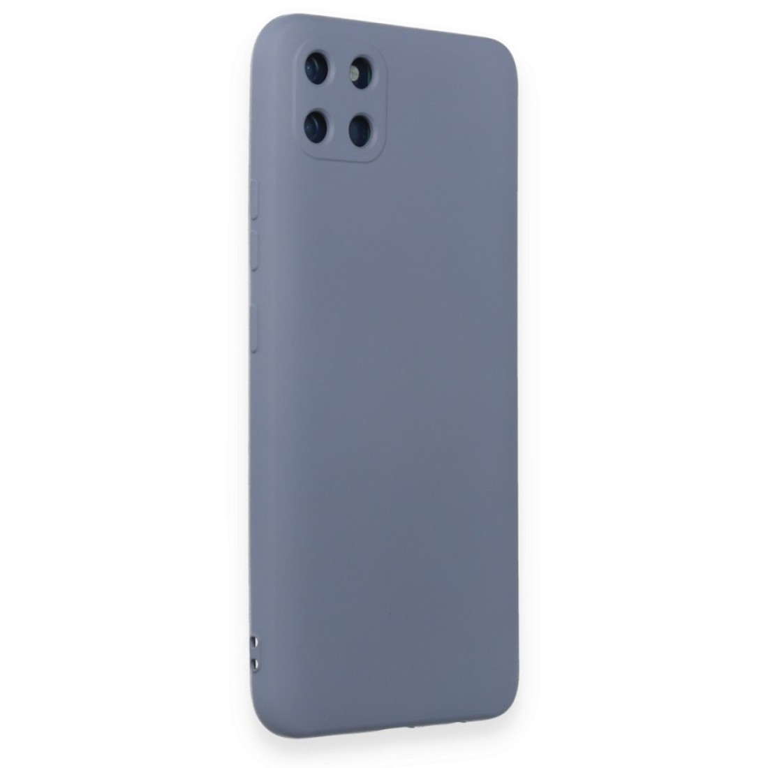  Realme C11 Kılıf Nano içi Kadife Silikon - Gri