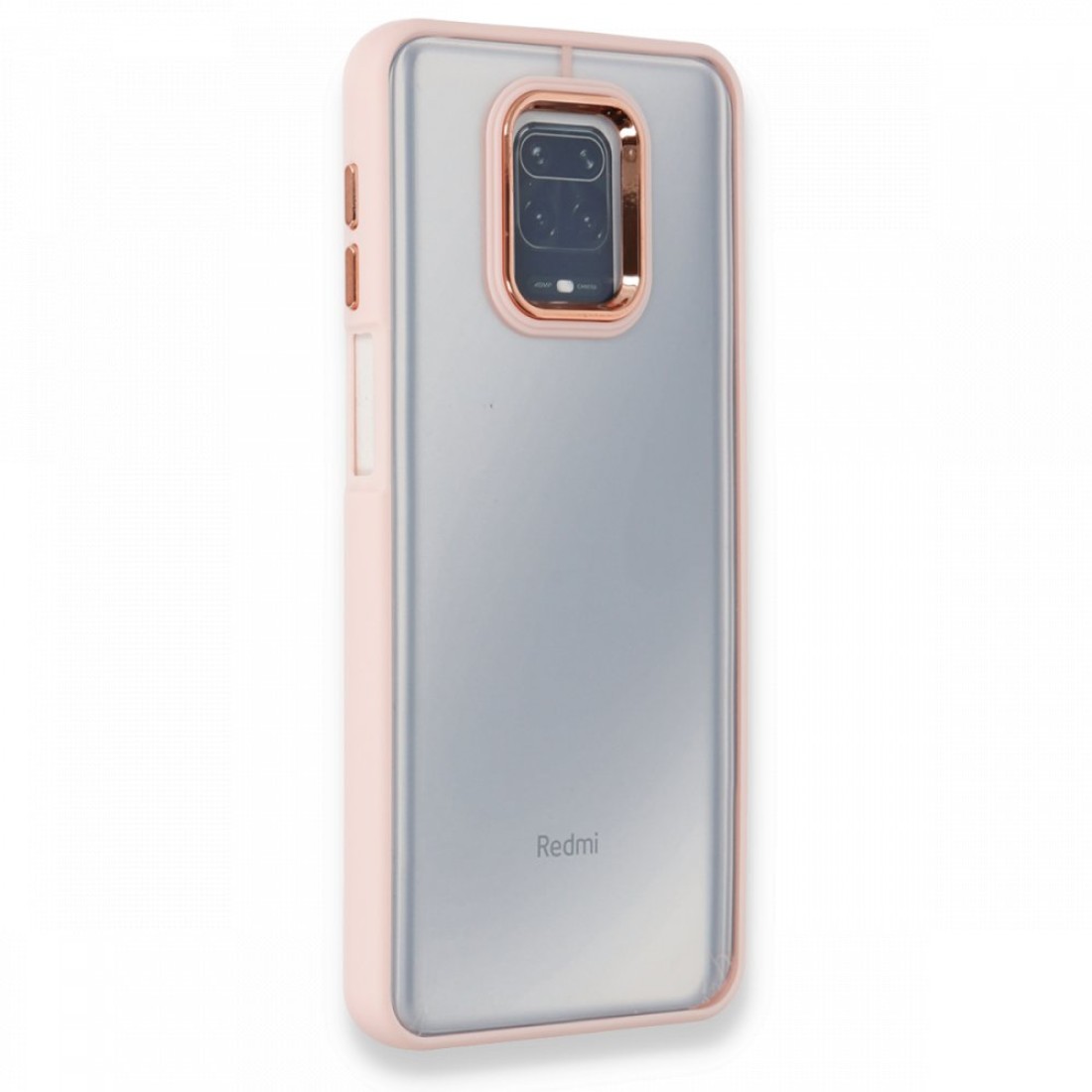  Xiaomi Redmi Note 9S Kılıf Dora Kapak - Pudra