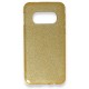 Samsung Galaxy S10E Kılıf Simli Katmanlı Silikon - Gold Samsung Galaxy S10E Kılıf Simli Katmanlı Silikon - Gold