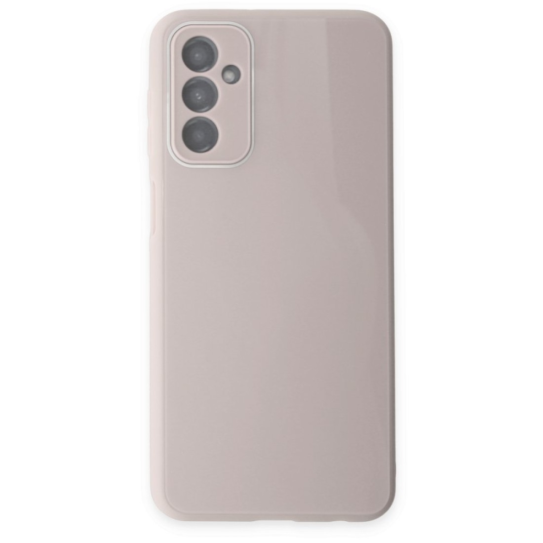  Samsung Galaxy M13 Kılıf Glass Kapak - Pembe