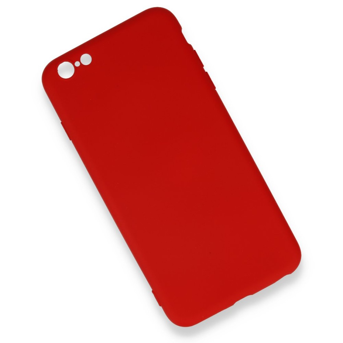 iPhone 6 Plus Kılıf Nano içi Kadife Silikon - Kırmızı iPhone 6 Plus Kılıf Nano içi Kadife Silikon - Kırmızı