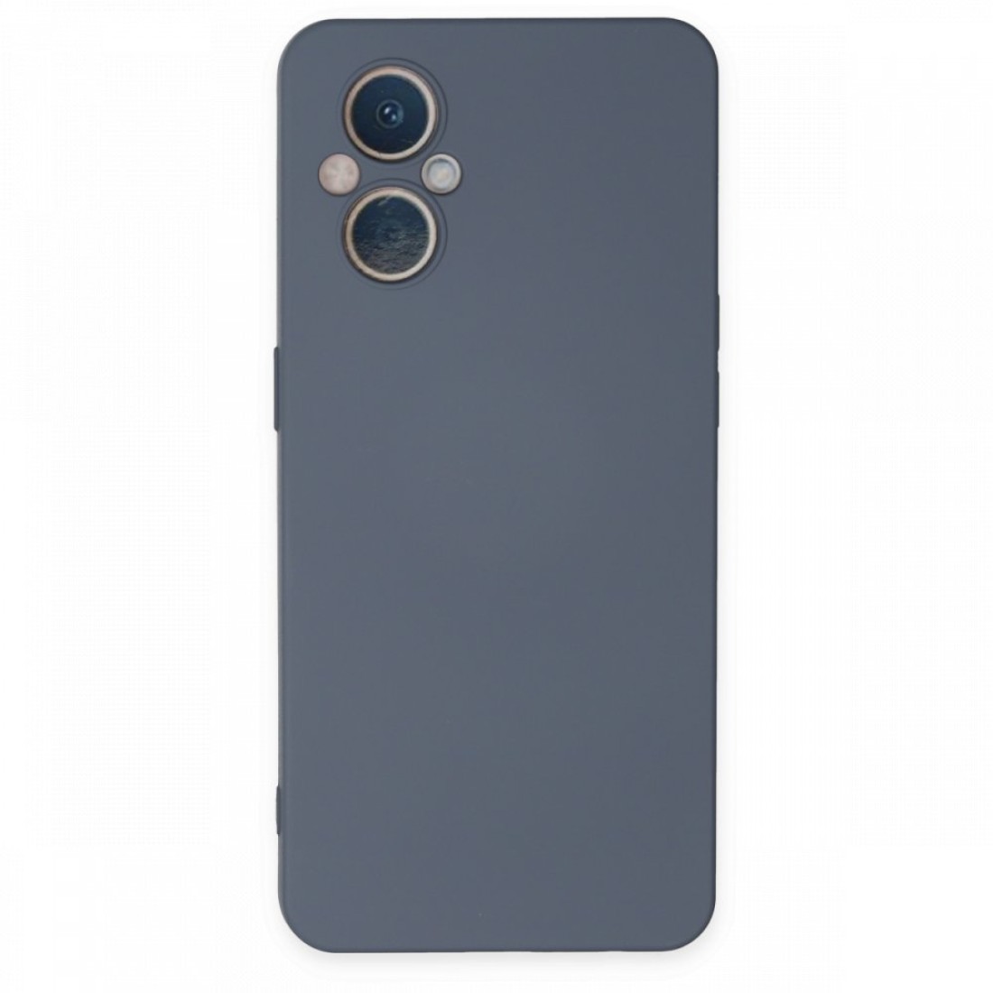  Oppo Reno 7 Lite Kılıf Nano içi Kadife Silikon - Gri