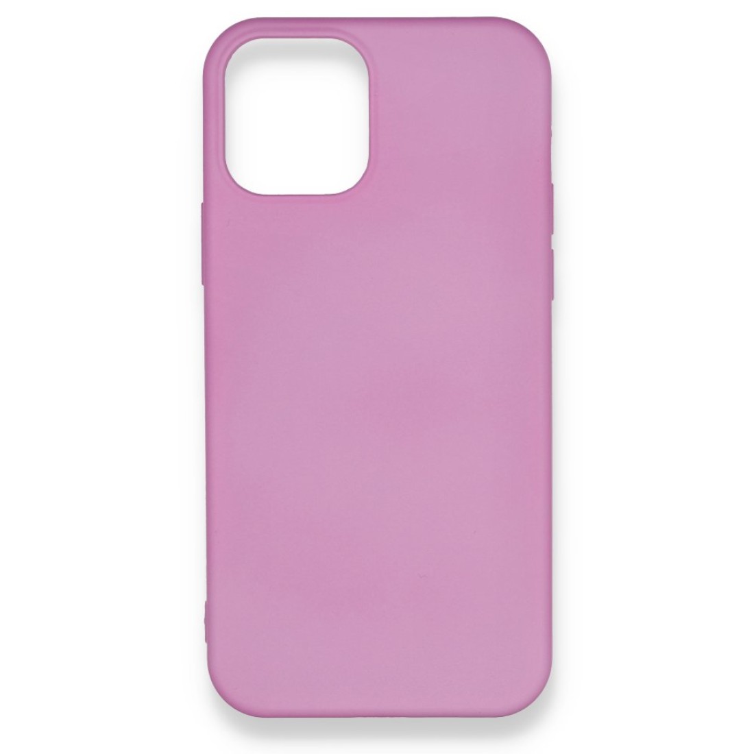  iPhone 12 Kılıf Nano içi Kadife Silikon - Pembe