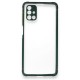 Samsung Galaxy M51 Kılıf Miami Şeffaf Silikon - Koyu Yeşil Samsung Galaxy M51 Kılıf Miami Şeffaf Silikon - Koyu Yeşil