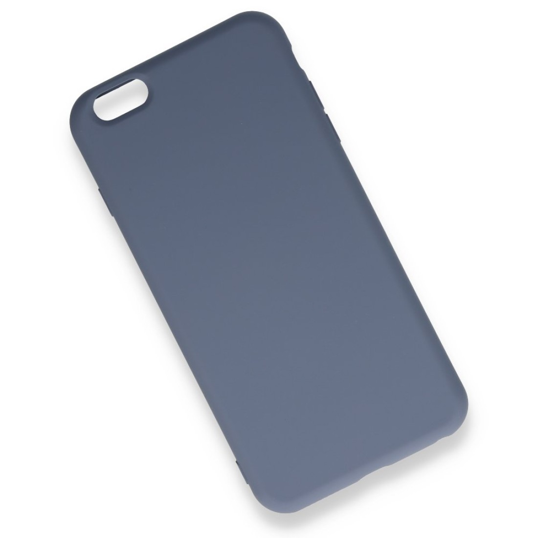  iPhone 6 Plus Kılıf Nano içi Kadife Silikon - Gri