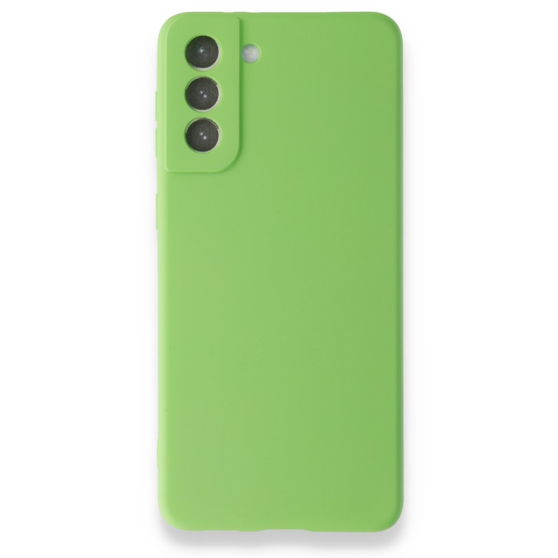  Samsung Galaxy S21 Plus Kılıf First Silikon - Yeşil